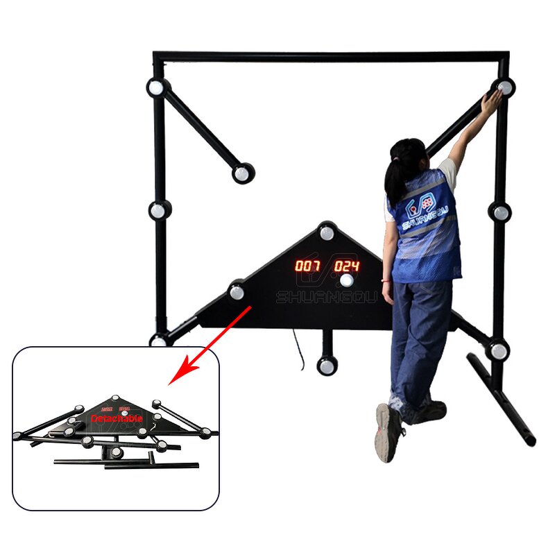 Reaction Challenge Game Manufacturer - Interactive Entertainment Detachable Carnival Booth Timer Visual-Motor Coordination