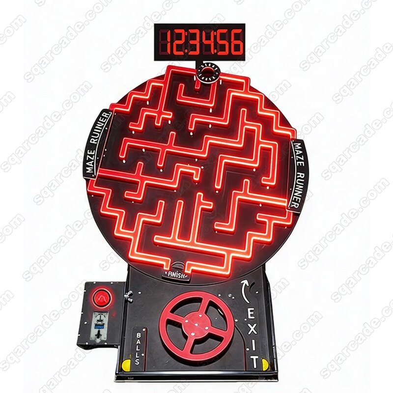 Maze Game Machine Manufacturer - Coin-operated Funny Gravity Beads Blocks Construction 3D Puzzle Ball Track