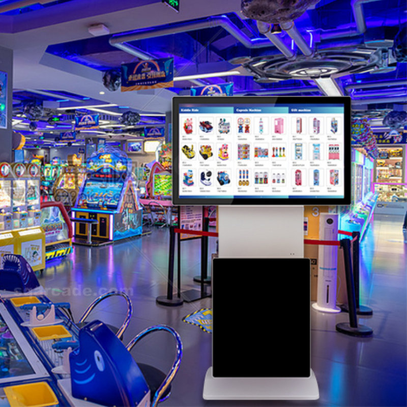 Digital Signage Manufacturer - 43 Inch Screen Floor Mounted LCD for Arcade Game Trade Show Monitor Display