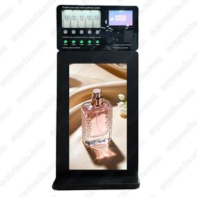 Perfume Vending Machine Manufacturer - SQarcade 5 Bottles Capacity Fully Automatic Cologne Fragrance Spray
