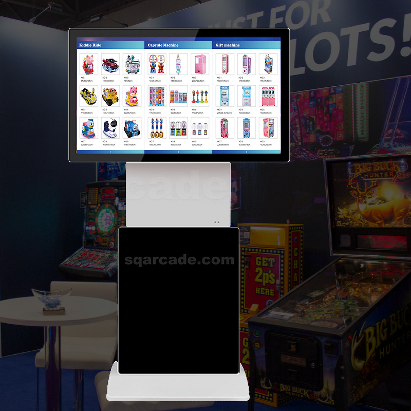 Advertising Machine Manufacturer - 360 Degree Rotation 43 Inch Touch Screen Vertical for Arcade Trade Show