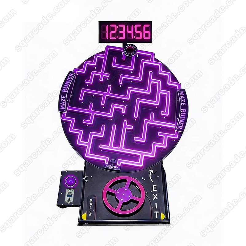 Maze Game Machine Manufacturer - Coin-operated Funny Gravity Beads Blocks Construction 3D Puzzle Ball Track
