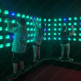 Interactive Arena Game Manufacturer - Amusement Sport Active Led Light Room Escape Maze Activity Wall Climb