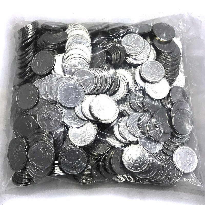 Arcade Game Token Manufacturer - Coins Operated Acceptor Pusher Challenge Euro Sale Custom Silver