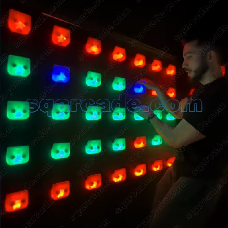 Interactive Climbing Wall Manufacturer - LED Challenge Game System for Indoor Use in Shopping Malls