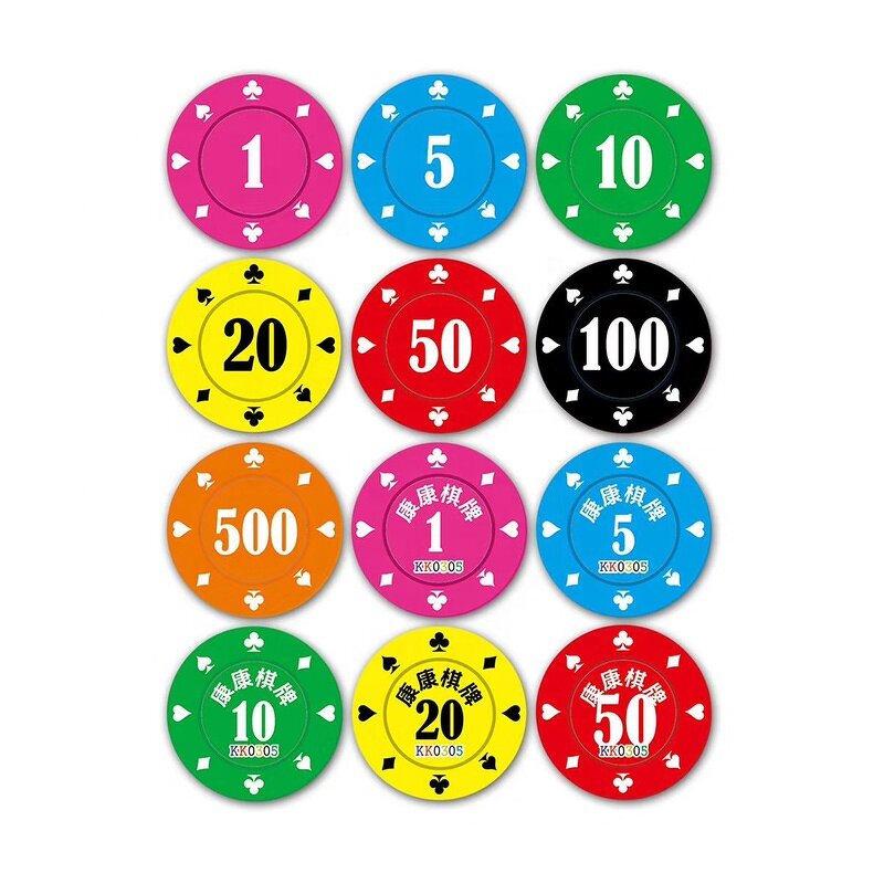 Ceramic Chips Manufacturer - Custom for Card Clay Golf Game Tokens