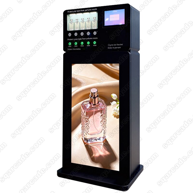 Perfume Vending Machine Manufacturer - Freestanding Big Screen Dispenser with Smart Software Multiple Payment