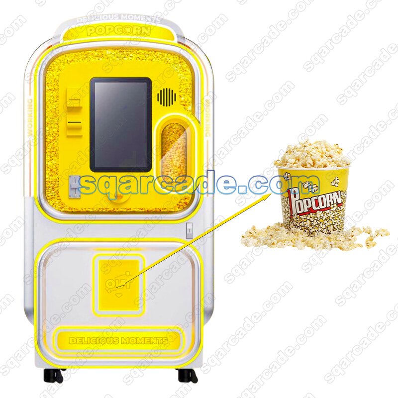 Popcorn Machine Manufacturer - Commercial Automatic 18.5 Inches Touchscreen Newest for Shopping Mall Cinema
