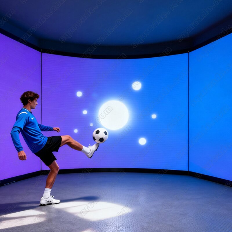 Soccer Simulator Game Manufacturer - Indoor Interactive AR for Shopping Mall & Amusement Parks