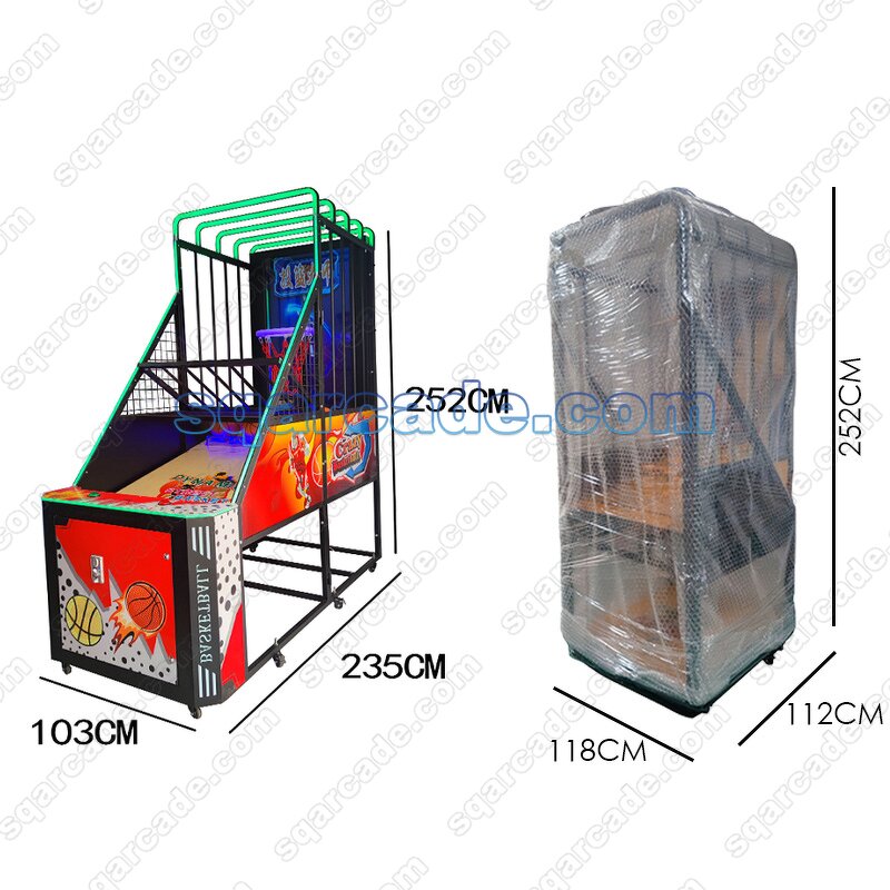 Basketball Arcade Game Manufacturer - 55-inch Coin Operated Foldable Street 2.0 Shooting Training