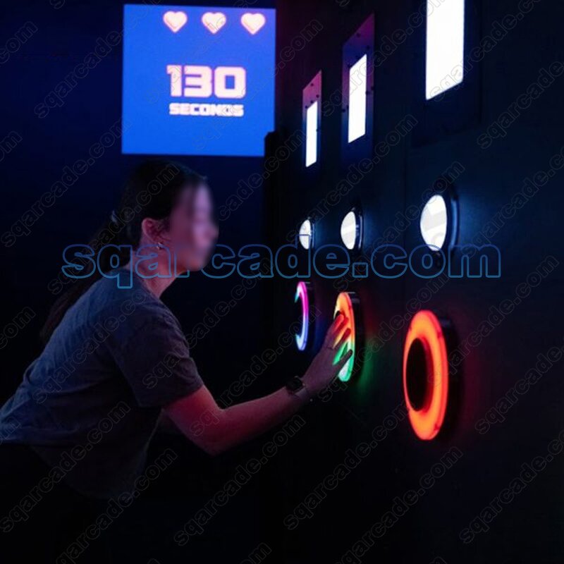 Interactive Game Manufacturer - Indoor Active Push Led Light Button Pipe Ball Customizable for Kids