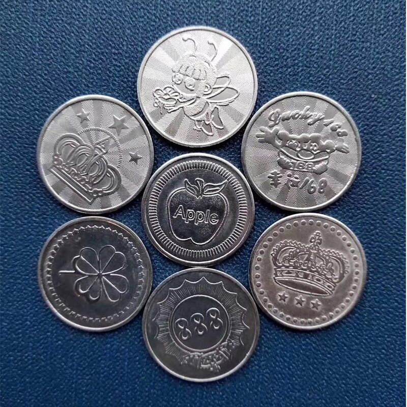 Game Token Manufacturer - Custom Dia Thick 2D Design Both Side Antique British Coin Metal