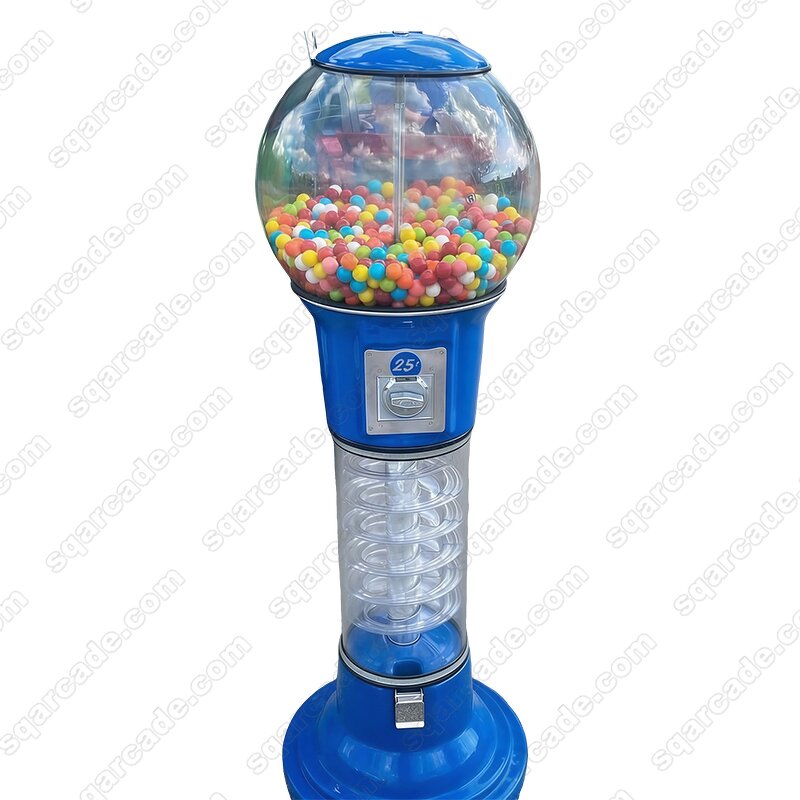 Capsule Toy Machine Manufacturer - Coin Operated Spiral for Chewing Gum Gumball Candy in Arcades Malls