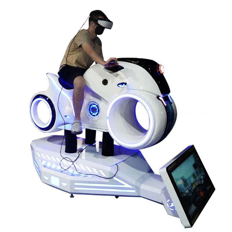 VR Racing Simulator Manufacturer - Hot Sale Indoor Racing Game Console Motor 9D 360 Motorcycle Equipment