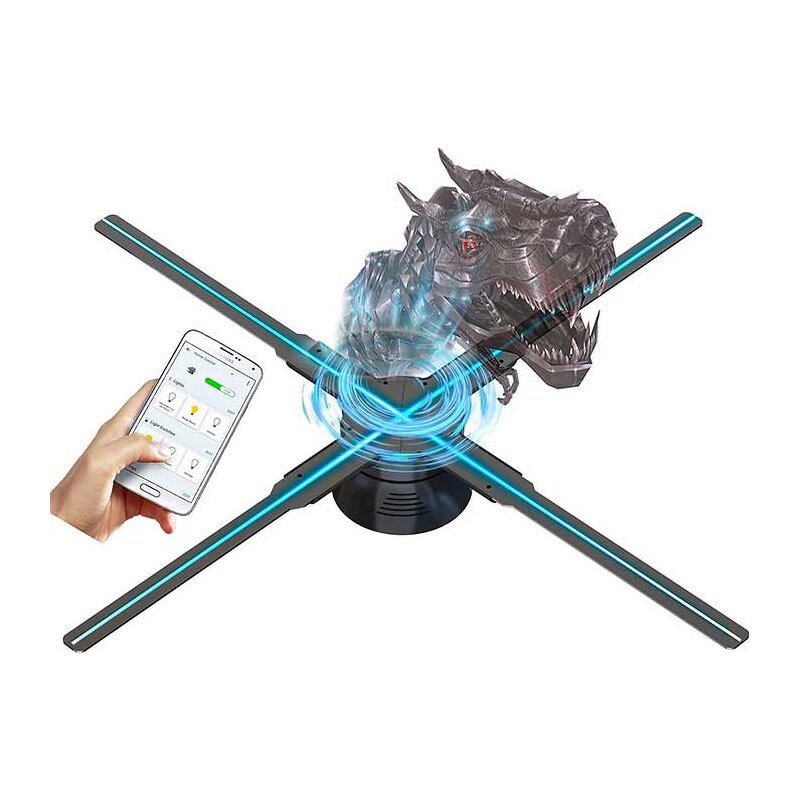 Hologram Fan Manufacturer - 42cm Naked Eye Stereo 3D WiFi Control Advertising Projection