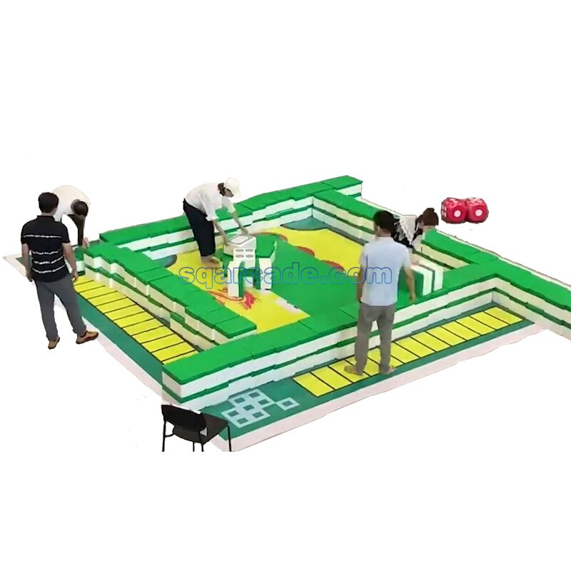 Mahjong Tiles Game Set Manufacturer - Custom Indoor/Outdoor Amusement Activity Park Booth Giant Foam Rummy with Mat