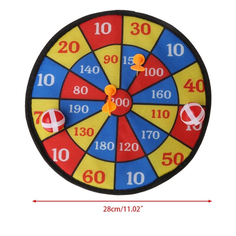 Dart Board Set Manufacturer - Indoor 28cm Toy Plastic Ball for Children Safety Target Fabric