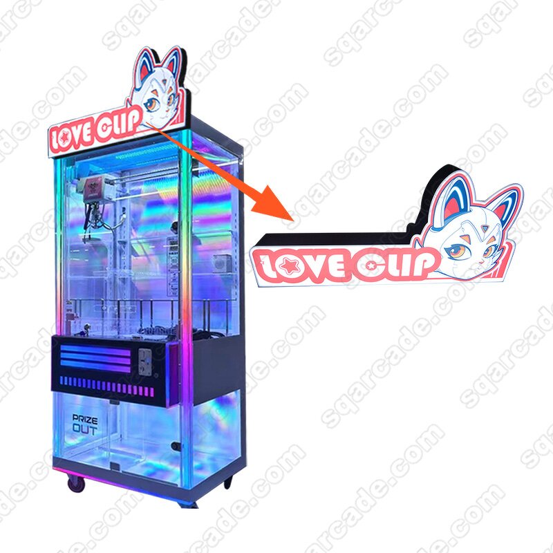 Light Box Manufacturer - Customized Pattern LED Display Acrylic Mirror Marquee for Arcade Game