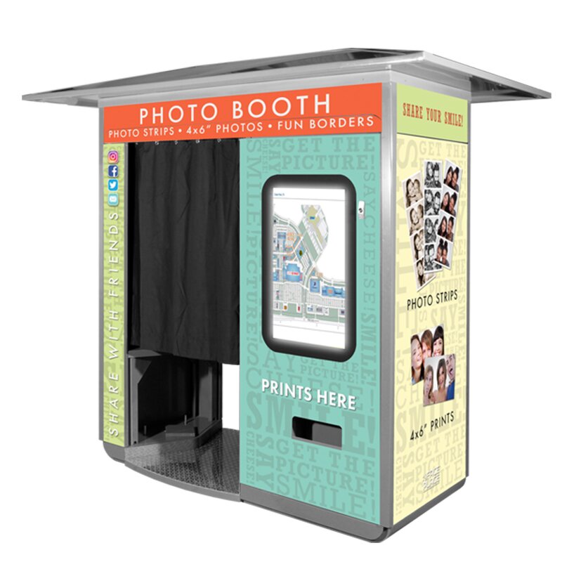 Photo Booth Manufacturer - Retro Newspaper with AR Effect Self-Service for Old Newspaper Style Pictures