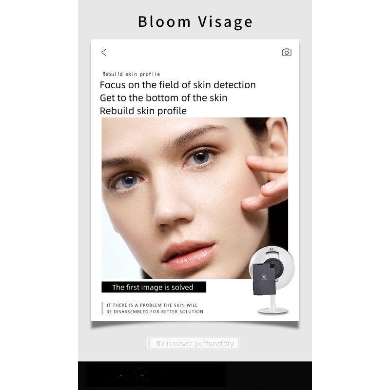Portable Skin Analyzer Manufacturer - OEM Bloom Visage Facial Scanner Machine
