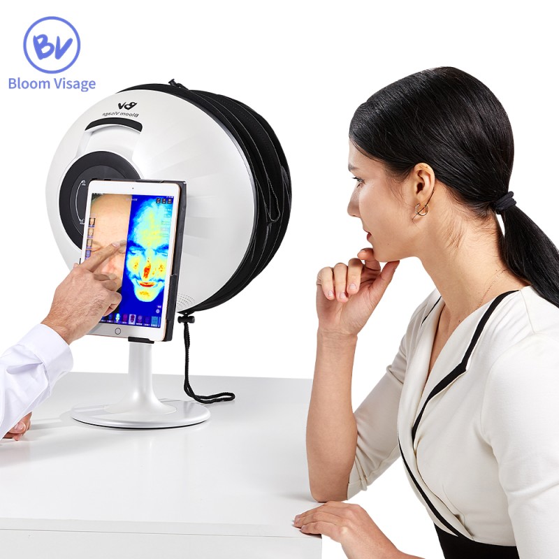 Facial Skin Analyzer Factory - OEM Bloom Visage Moisture Analyzer Machine