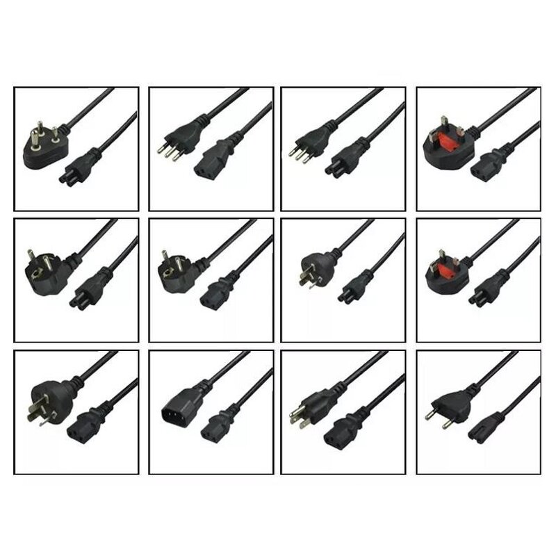 European Power Cord - Manufacturer - 2 Cores With 8 Shape Connector AC Cable