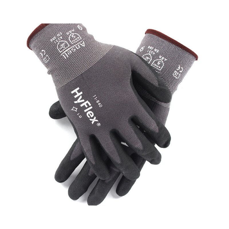 Ansell Hyflex Glove - Manufacturer - 11-840 Chemical Resistant Foamed Nitrile