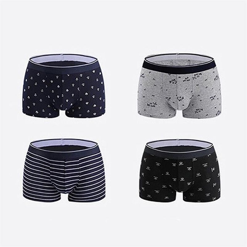 Men's Seamless Boxers - Manufacturer - Casual Solid Comfortable Custom Logo Size