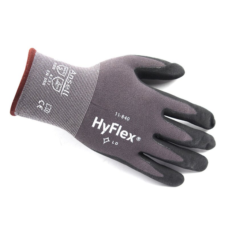 Ansell Hyflex Glove - Manufacturer - 11-840 Chemical Resistant Foamed Nitrile