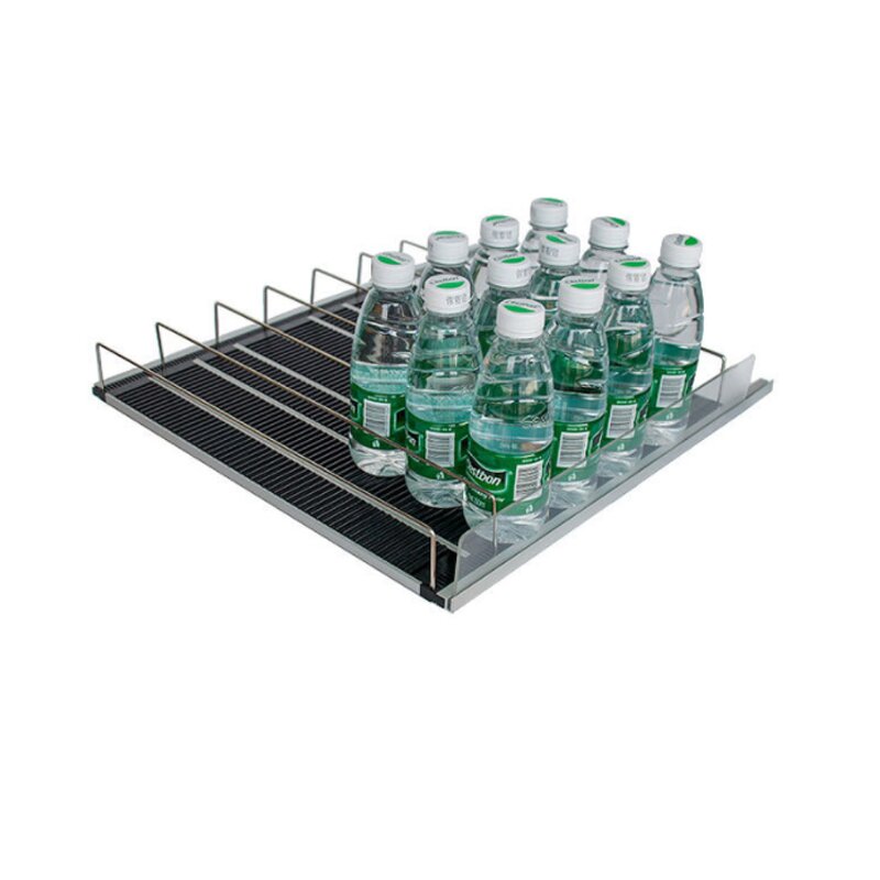 Gravity Feed Shelf - Manufacturer - Custom Color Black White Super Market Use