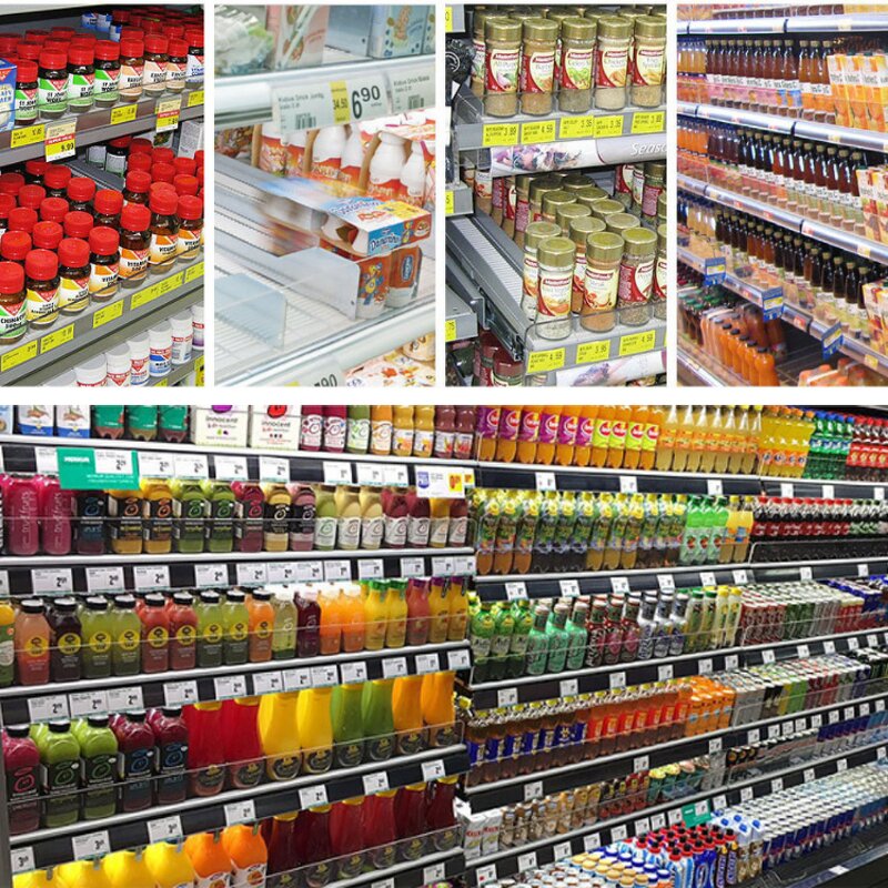 Gravity Roller Shelf - Manufacturer - Auto-front Drink Display Store Super Market