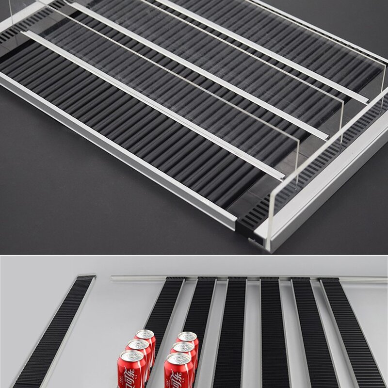 Gravity Feed Shelf - Manufacturer - Custom Color Black White Super Market Use