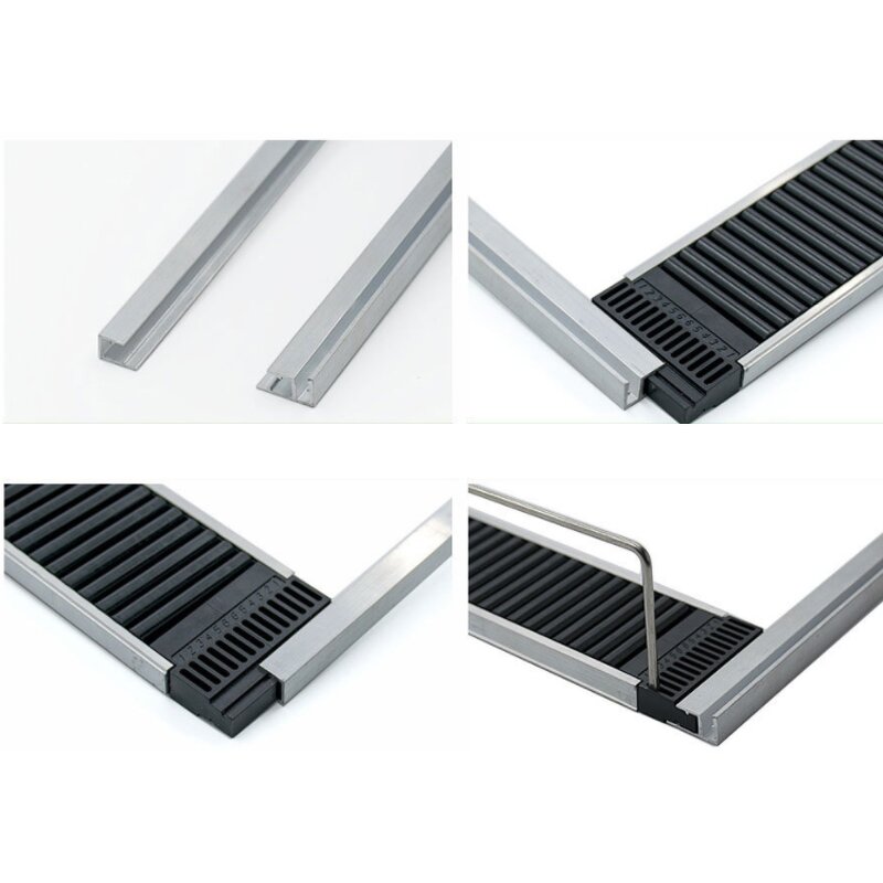 Gravity Feed Shelf - Manufacturer - Custom Color Black White Super Market Use