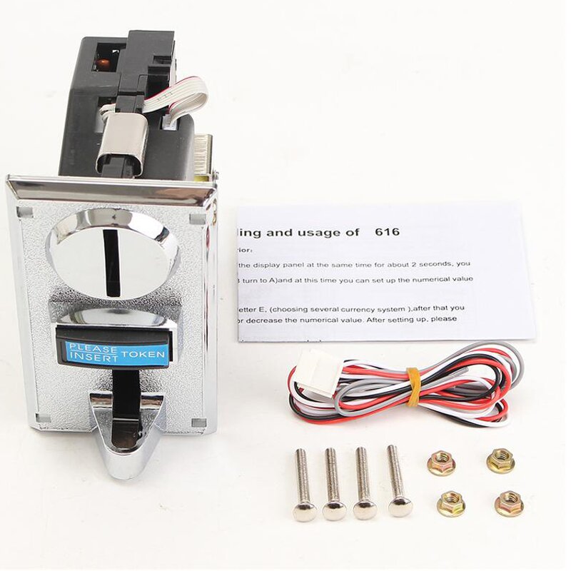 616 Coin Acceptor - Manufacturer - Electronic CPU Multi Coin Selector Wholesale