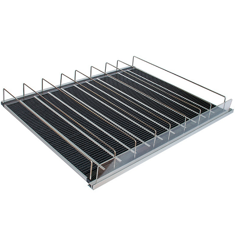 Gravity Feed Shelf - Manufacturer - Custom Color Black White Super Market Use