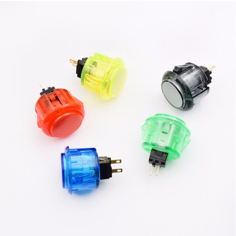 Arcade LED Push Button - Manufacturer - 30mm Transparent Round Free Sample