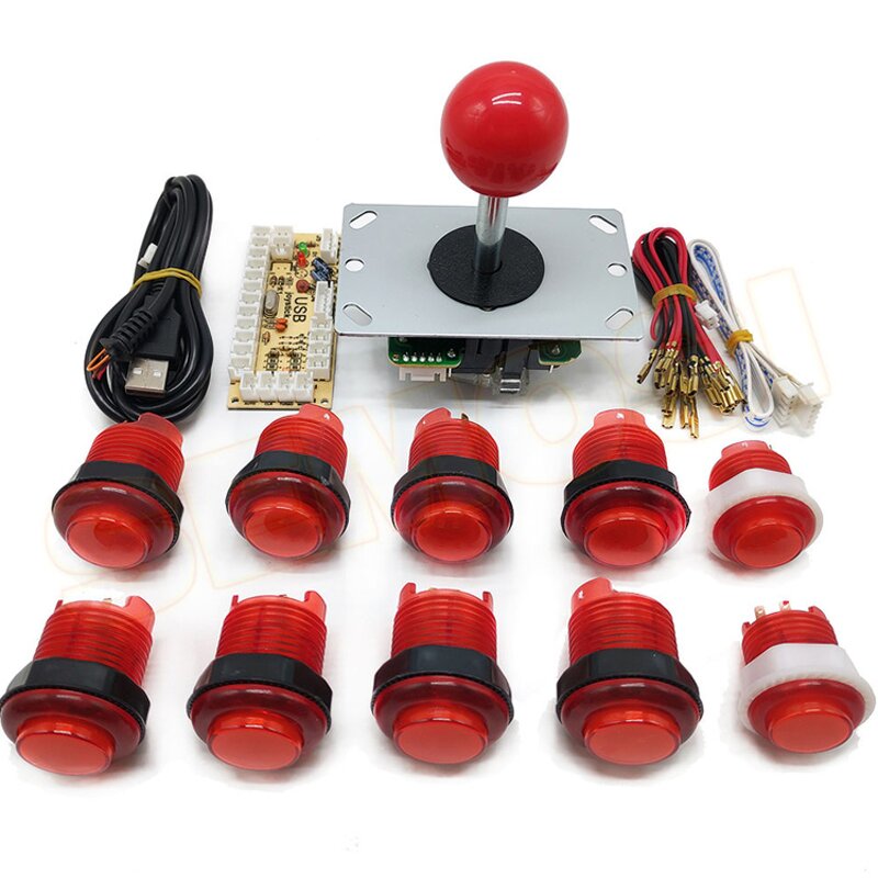 Arcade DIY Parts Set - Manufacturer - Push Button and Joystick Factory Direct