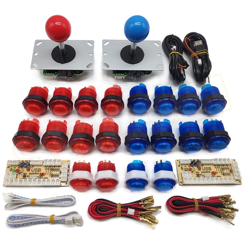 Arcade DIY Parts Set - Manufacturer - Push Button and Joystick Factory Direct