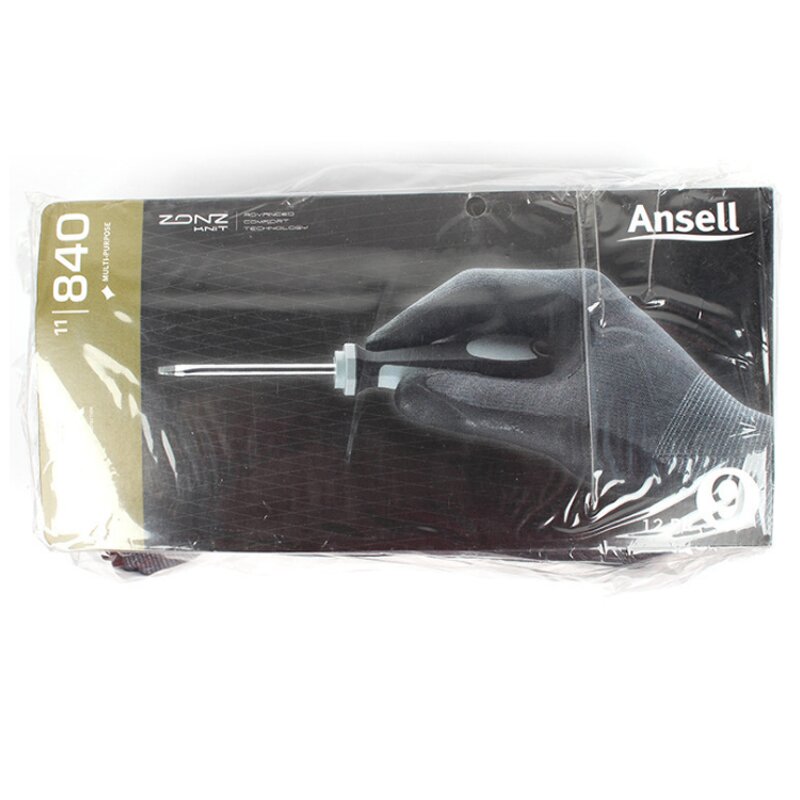 Ansell Hyflex Glove - Manufacturer - 11-840 Chemical Resistant Foamed Nitrile