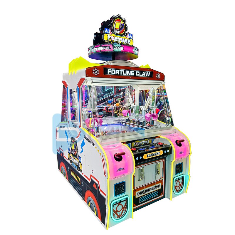 Claw Machine Manufacturer - 4 Player Coin Operated Fortune Clips for Business