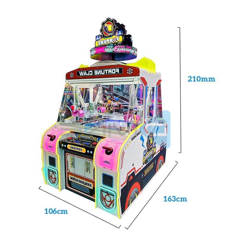 Claw Crane Machine Manufacturer - High-quality Indoor 4 Players Coin Operated Metal Plastic Prize Game