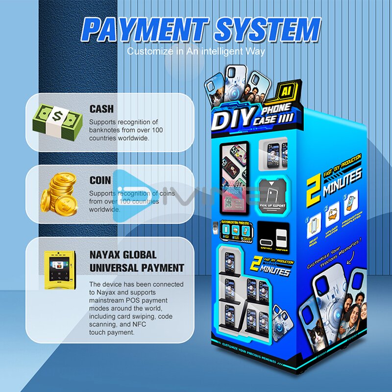Phone Case Printer Vending Machine Manufacturer - 2024 New Automatic DIY