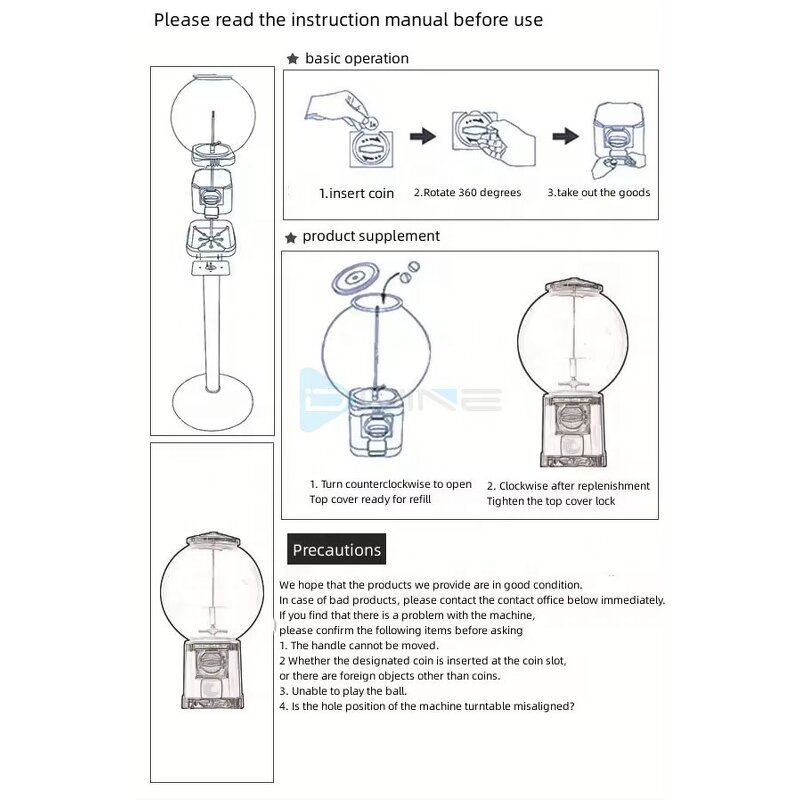 Gumball Machine Manufacturer - Wholesale Candy Dispenser Capsule Vending for Small Business