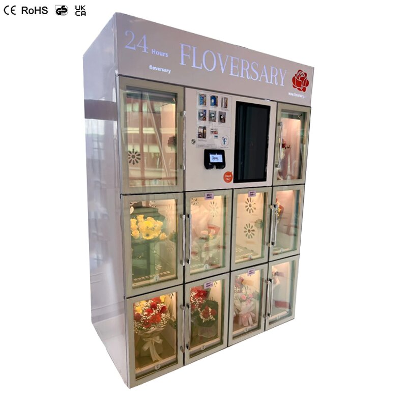 Flower Vending Machine Manufacturer - Factory Price Custom Automatic Self Service with Cooler