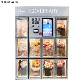 Flower Vending Machine Manufacturer - Hot Outdoor Indoor Commercial 24 Hours Unmanned Bouquets