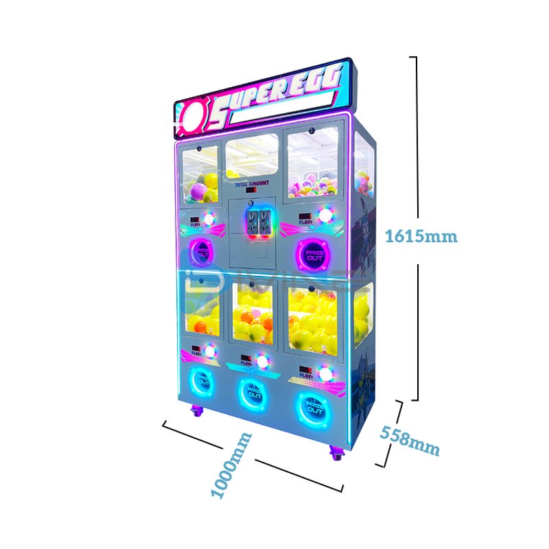 Gachapon Vending Machine Manufacturer - Factory Price Custom Twisted Egg Ball Multi-Player Stainless Steel Japanese