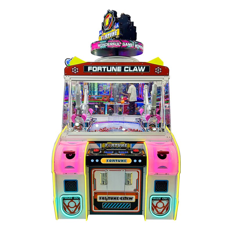 Claw Machine Manufacturer - 4 Player Coin Operated Fortune Clips for Business