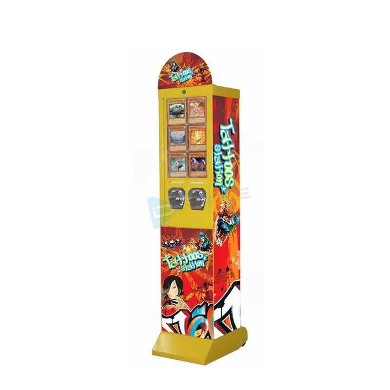 Sticker Vending Machine Manufacturer - Coin Operated for Cartoon Tattoo Photo