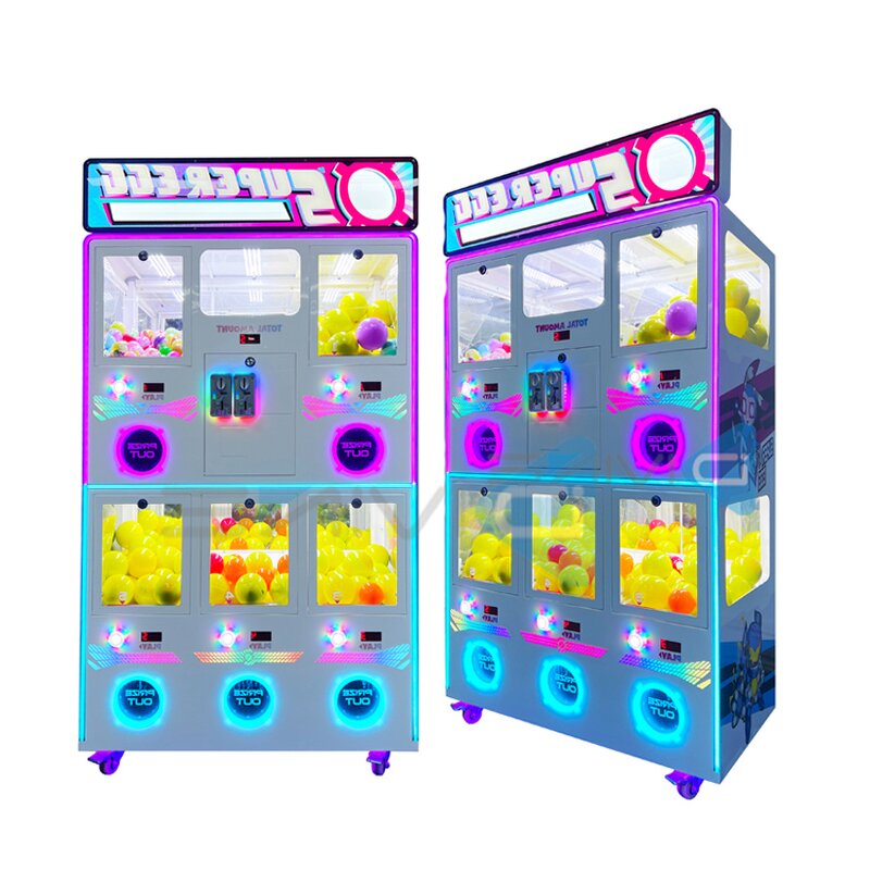 Gachapon Machine Manufacturer - Commercial Box Capsule Toy Tiered Integration 1-5 Player Coin Token Operated