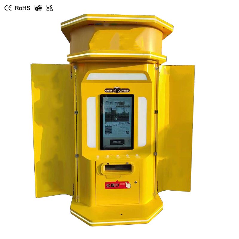 Newspaper Print Vending Machine Manufacturer - Divine Vintage Interactive Unmanned Touchscreen 27inch 4G